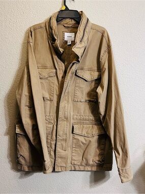 Old Navy Men’s Khaki Military Field Jacket
